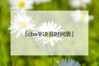 「cba半决赛时间表」cba半决赛广东对辽宁